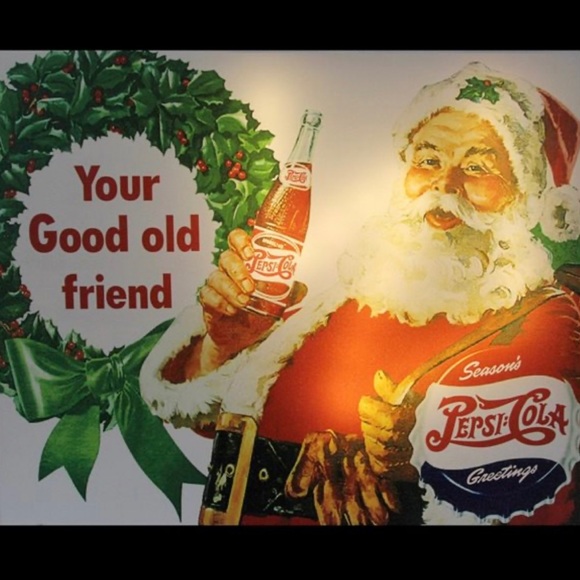 Pepsi Cola Backlit Canvas Wrapped Christmas Picture ~ BN In Original Wrapping - Picture 2 of 7